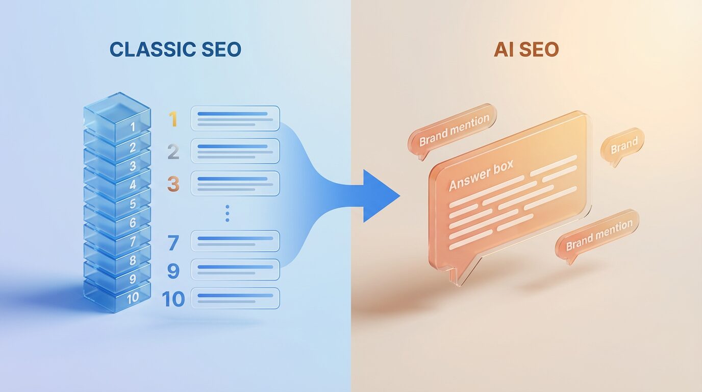 AI SEO vs klassisches SEO: Was sich wirklich ändert